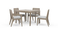 Sustain Outdoor Dining Table and Four Chairs-view-1