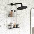 Umbra Cubiko Shower Caddy  Black (Set of 2)