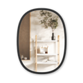 Umbra Hub Mirror Oval 18X24 Black