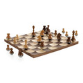 Umbra Wobble Chess Set  Walnut (Set of 2)