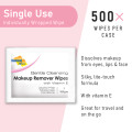 Diamond Makeup Remover Wipes Individually Wrapped (Set of 500)