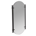 Vertical Black Phoebe Wall Mirror-view-2