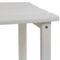 Sunnydaze All-Weather White Outdoor Side Table