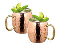 Hammered Moscow Mules, Set of 2