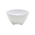 Aparte White 6" Shell Footed Bowl