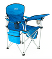 Folding Beach Chair with Adjustable Table, Teal