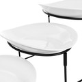 Elama 3 Tier Oval Plate Porcelain Serveware Set-view-17