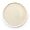 Elama Crafted Clay 12 Piece Lightweight Melamine Dinnerware Set in Cream