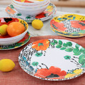 Elama Grace 12 Piece Melamine Dinnerware Set