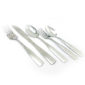 Gibson Home Abbeville 61 Piece Stainless Steel Flatware Set with Wire Caddy