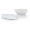 Gibson Home Classic Pearl Fine Ceramic 39 Piece Dinnerware Set in White-view-10