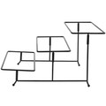 Gibson Home Crenshaw Hand Painted Stoneware 3-Tier Serving Set with Metal Rack in Multicolor-view-10