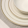Gibson Home Palladine 16 Piece Dinnerware Double Gold Banded Set-view-9