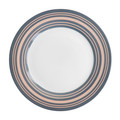 Gibson Home Silver Wind 16 Piece Fine Ceramic Dinnerware Set in Grey and Pink-view-16