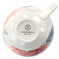Martha Stewart 12 Piece Ceramic Flora 18 Ounce Cup and Saucer Set in White-view-5