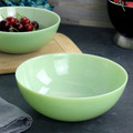 Martha Stewart 2 Piece 8 Inch Jadeite Glass Serving Bowl Set in Jade Green-view-13