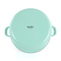 Martha Stewart 6 Quart Enamel on Steel Dutch Oven With Lid in Mint-view-3