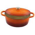 Crock Pot Artisan 7 Quart Enameled Cast Iron Oval Dutch Oven-view-17