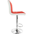 Elama 2 Piece Faux Leather Tufted Bar Stool  with Chrome Base-view-13