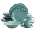 Elama Fleur De Lys 20-Piece Dinnerware Set-view-1