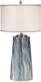 Poly faux marble look Table Lamp