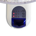 Vie Air 16 Inch 3 Speed Plastic Wall Fan with Remote Control in White-view-5