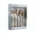 MegaChef Cravat 20 Piece Flatware Utensil Set, Stainless Steel Silverware Metal Service for 4-view-1