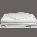 Nice T300 Cotton Sateen White Flat Sheet (Pack of 20)