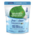 Seventh Generation Natural Laundry  Detergent Packs, Unscented, 45 Packets/Bag (Pack of 8)