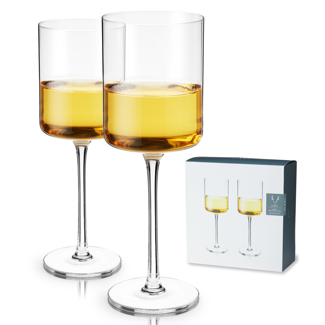 Laurel White Wine Glasses - Set of Two