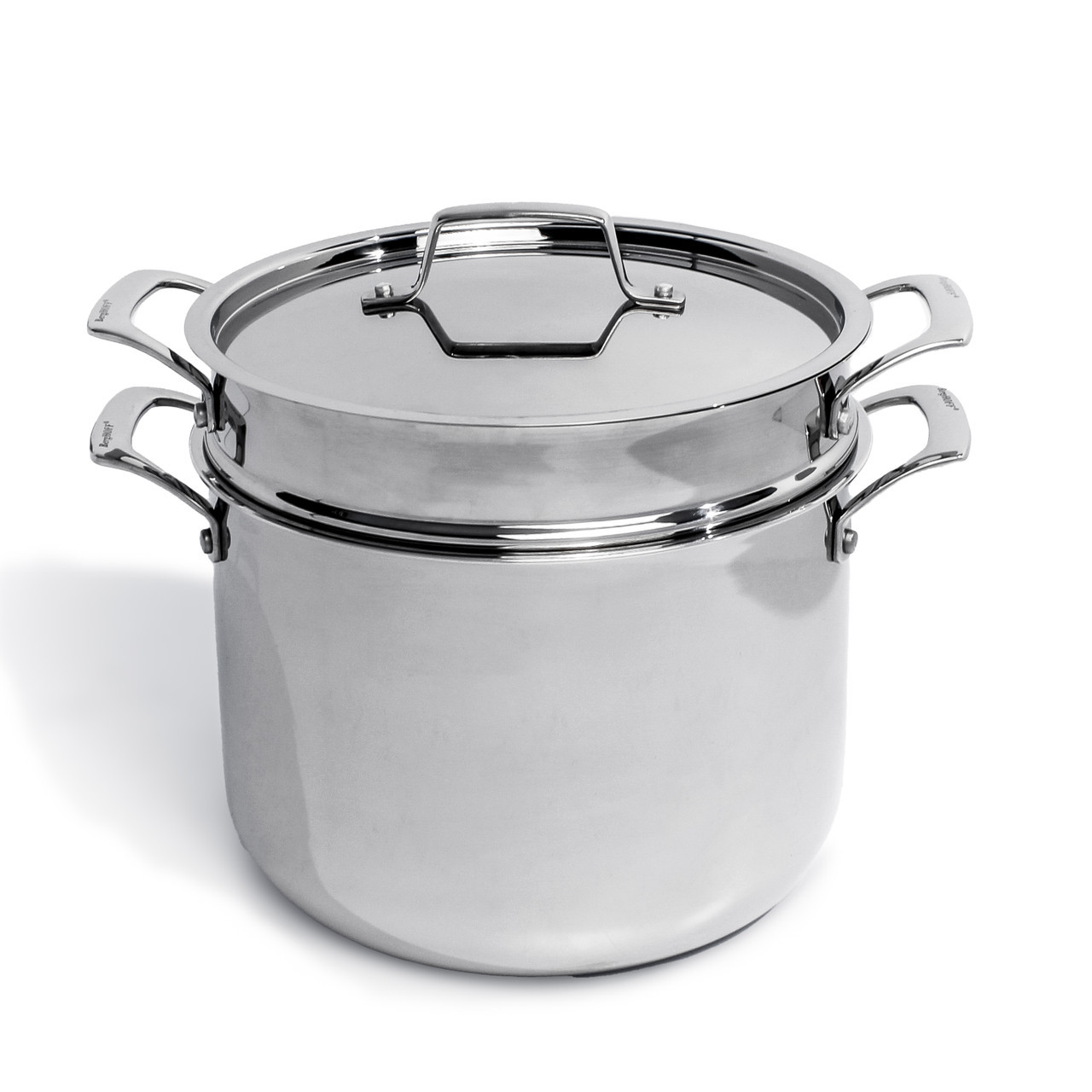 8-Qt Stock Pot, Tri-Ply Stainless Steel