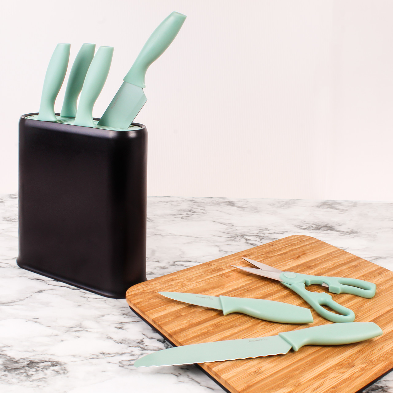 BergHOFF Ron 6pc Knife Block Set Black