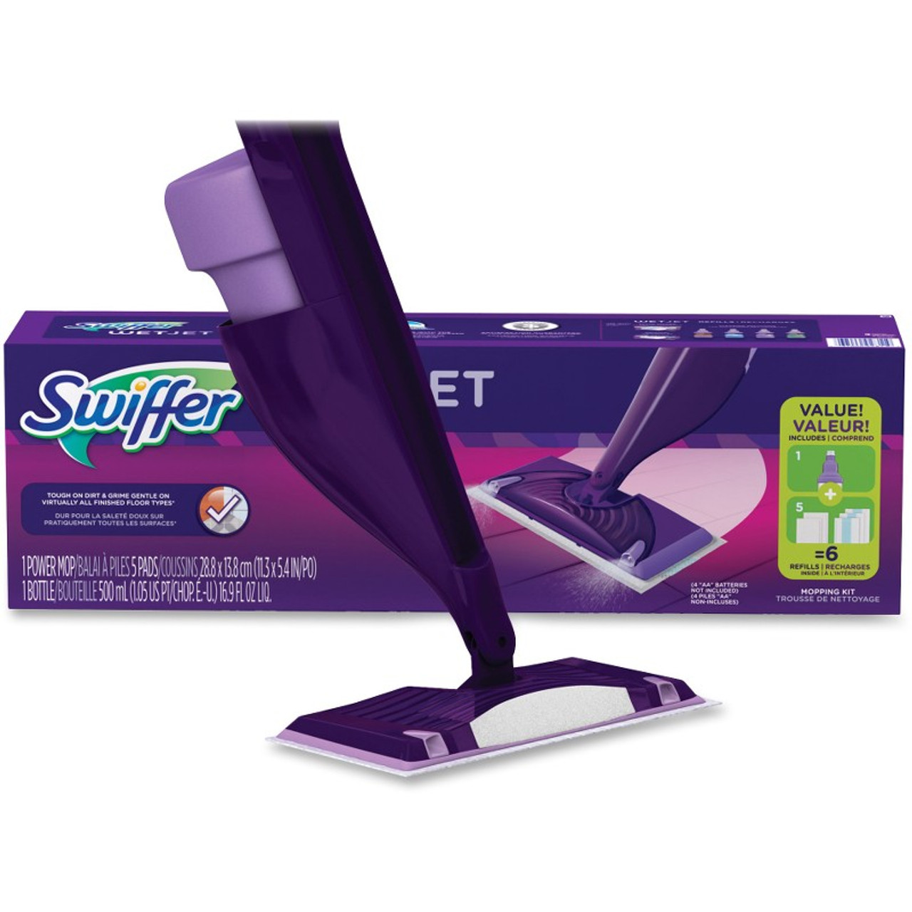 Swiffer WetJet Spray Mop Starter Kit for All Floor Types