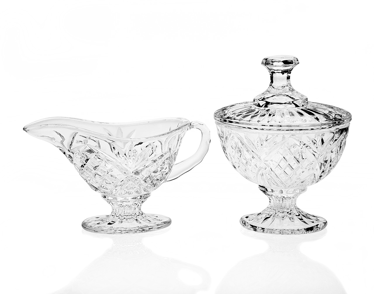 Dublin Crystal Sugar & Creamer Set