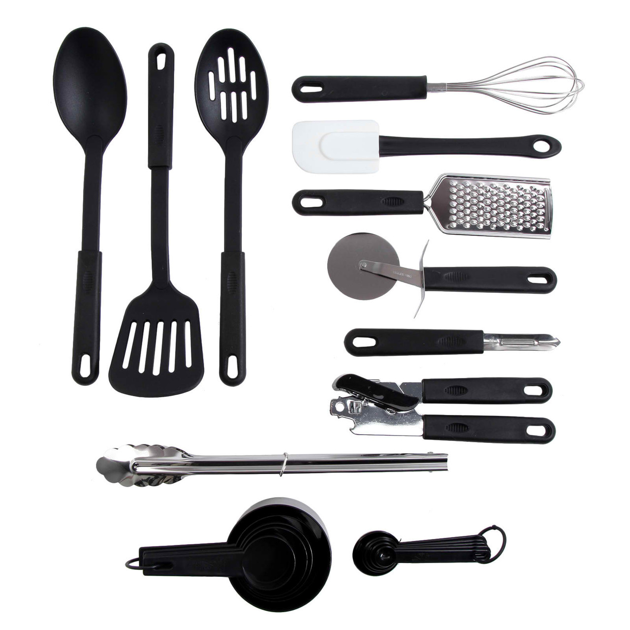 Martha Stewart 9-Piece Stainless Steel Prep & Serve Kitchen Gadget and Tool  Set - Dishwasher Safe