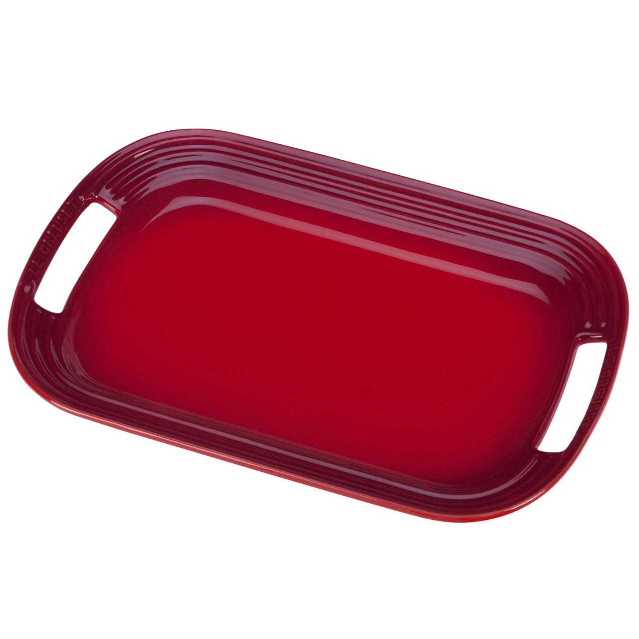 Le Creuset Stoneware Heritage Loaf Pan, 9 x 5 x 3 (1.5 qt.), Cerise