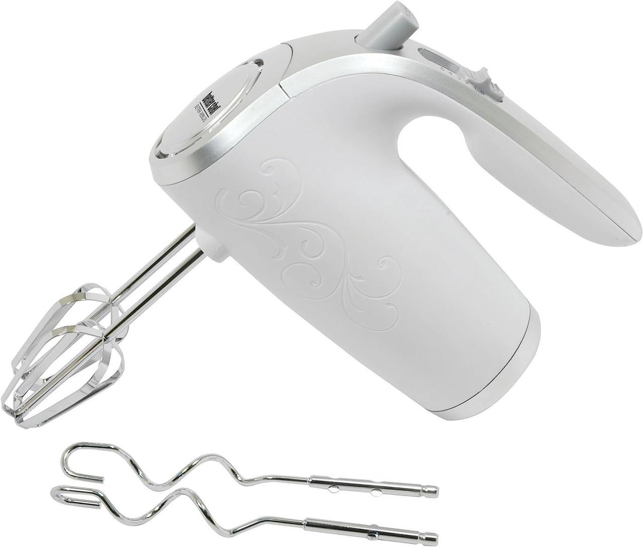 Brentwood 5-Speed 150-Watts Hand Mixer, White 