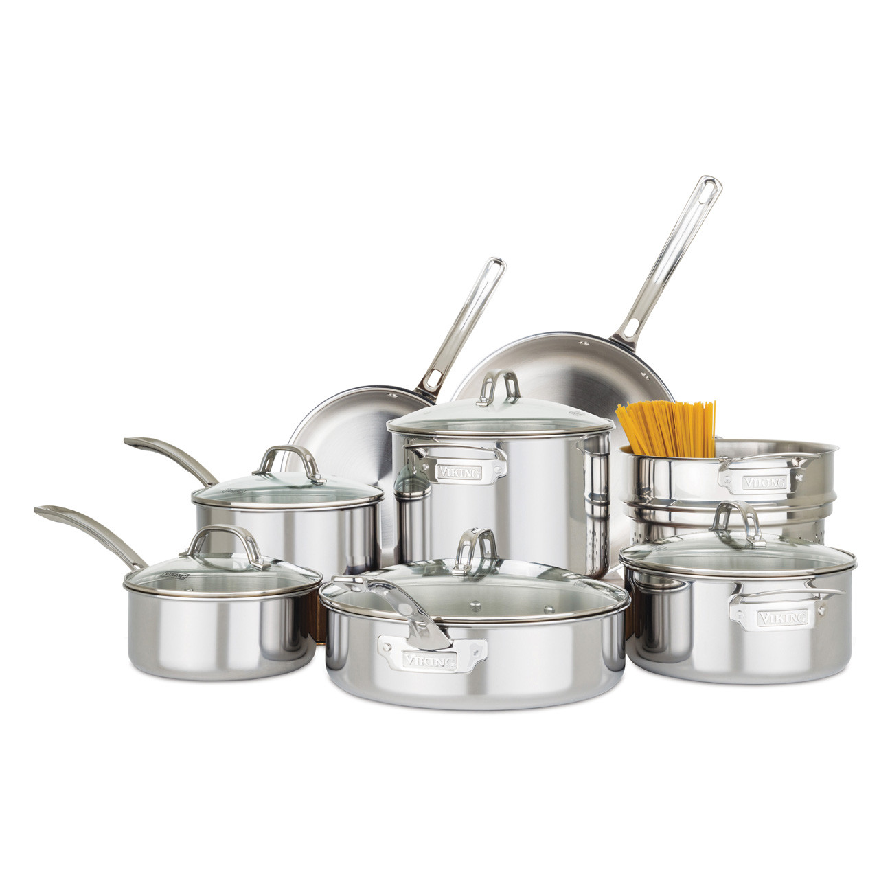 BergHOFF TFK 18-Piece Gourmet Stainless Steel Cookware Set