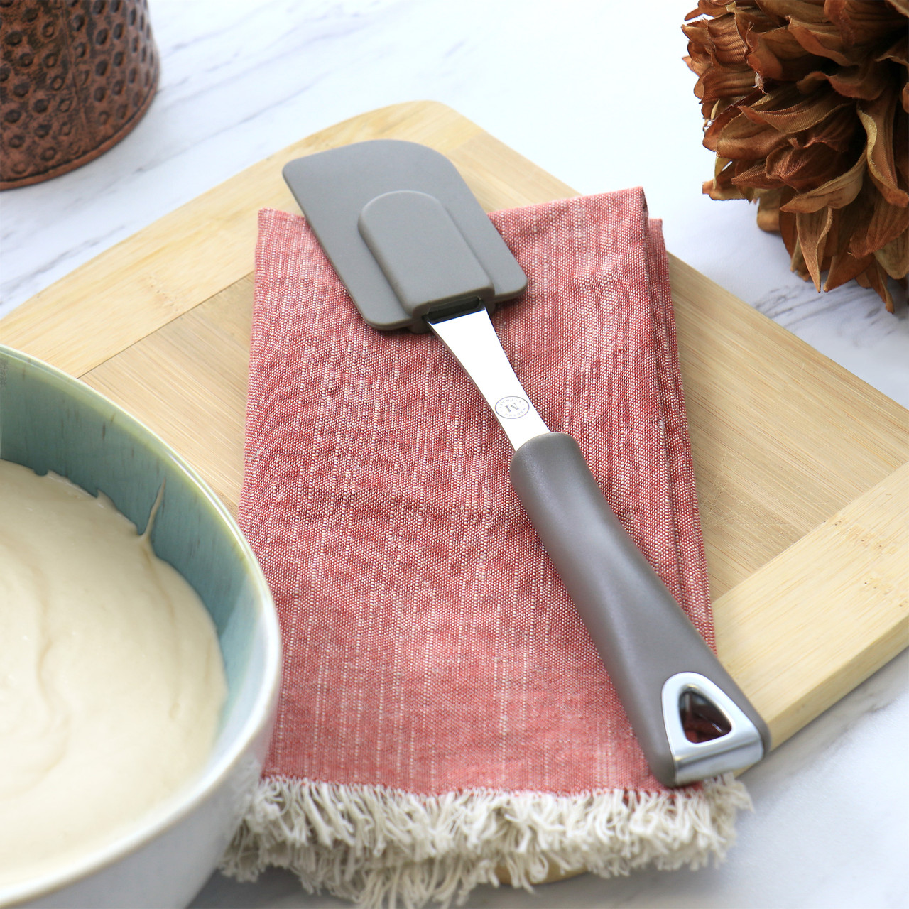 Martha Stewart Gray Silicone Mini Spoonula