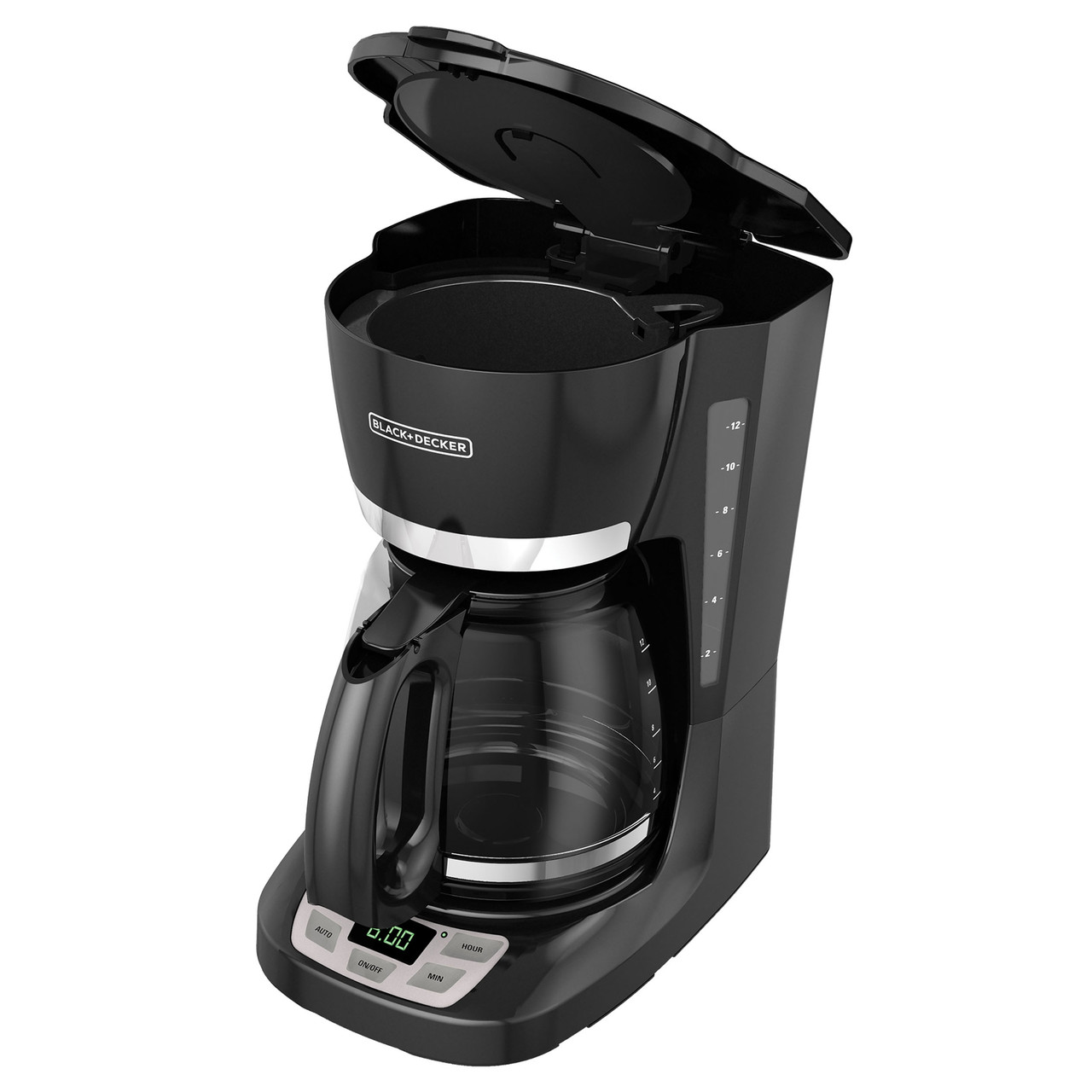 Black and Decker 12 Cup Programmable Coffeemaker in Black