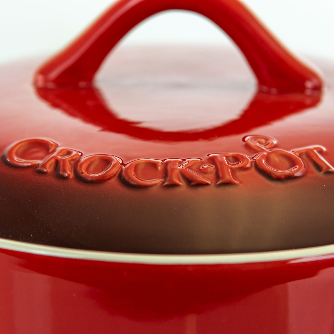 Crock Pot Artisan 2.3 Quart Round Stoneware Casserole With Lid In