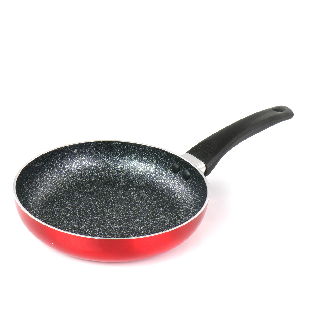 Oster Luneta 9.5 in. Red Aluminum Nonstick Frying Pan