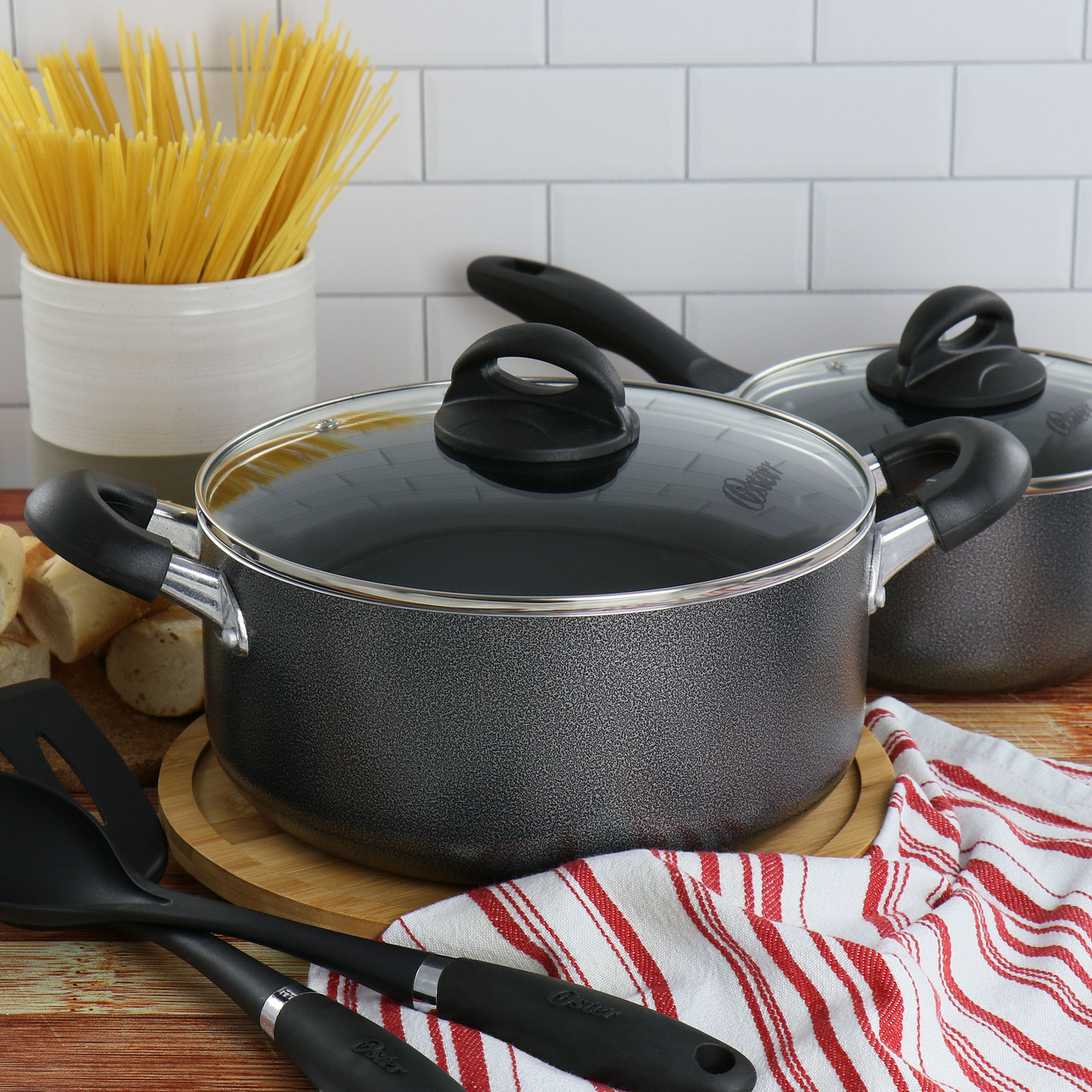 7 Piece Granite Non-Stick Cookware Set