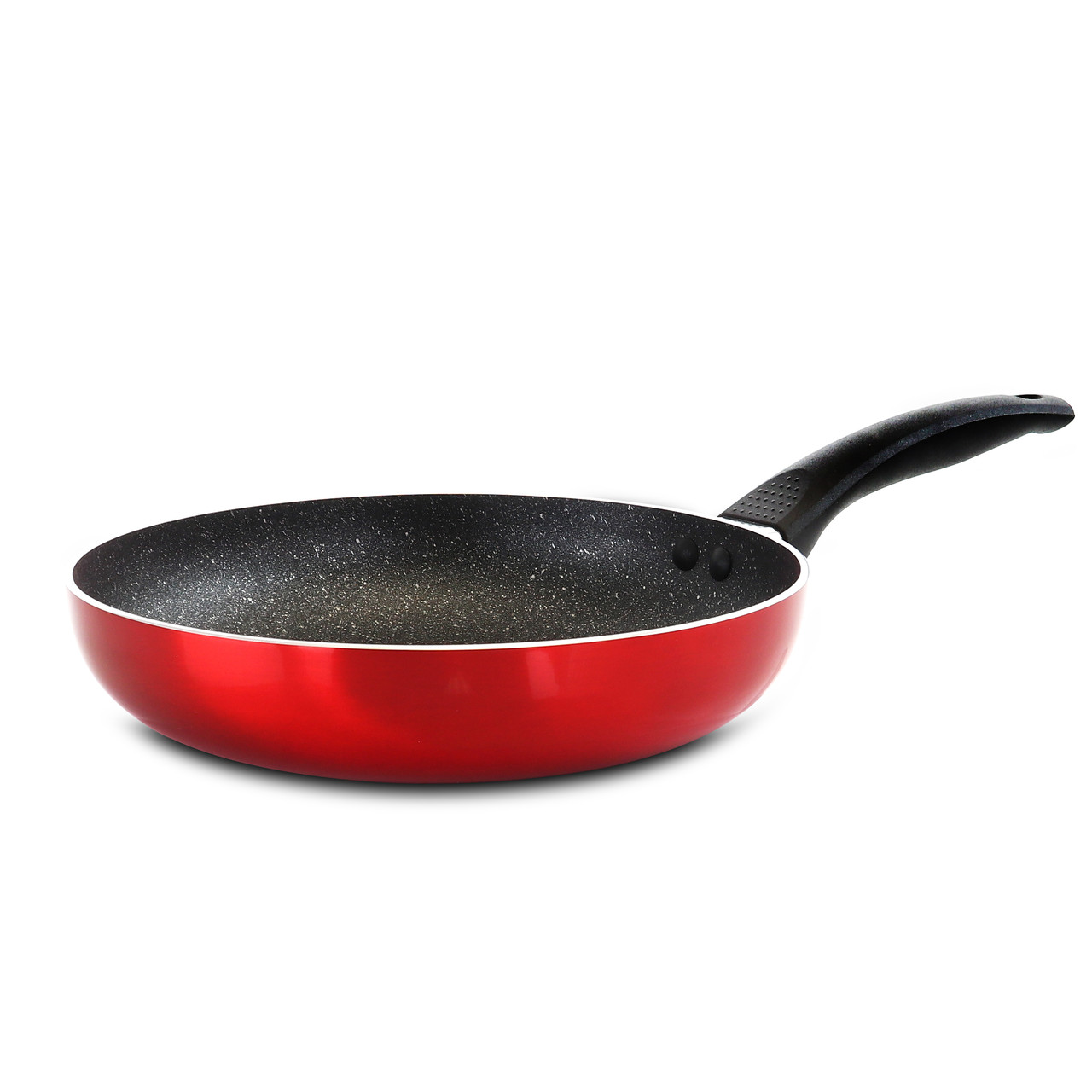 Oster Herscher 9.5 inch Aluminum Frying Pan in Red