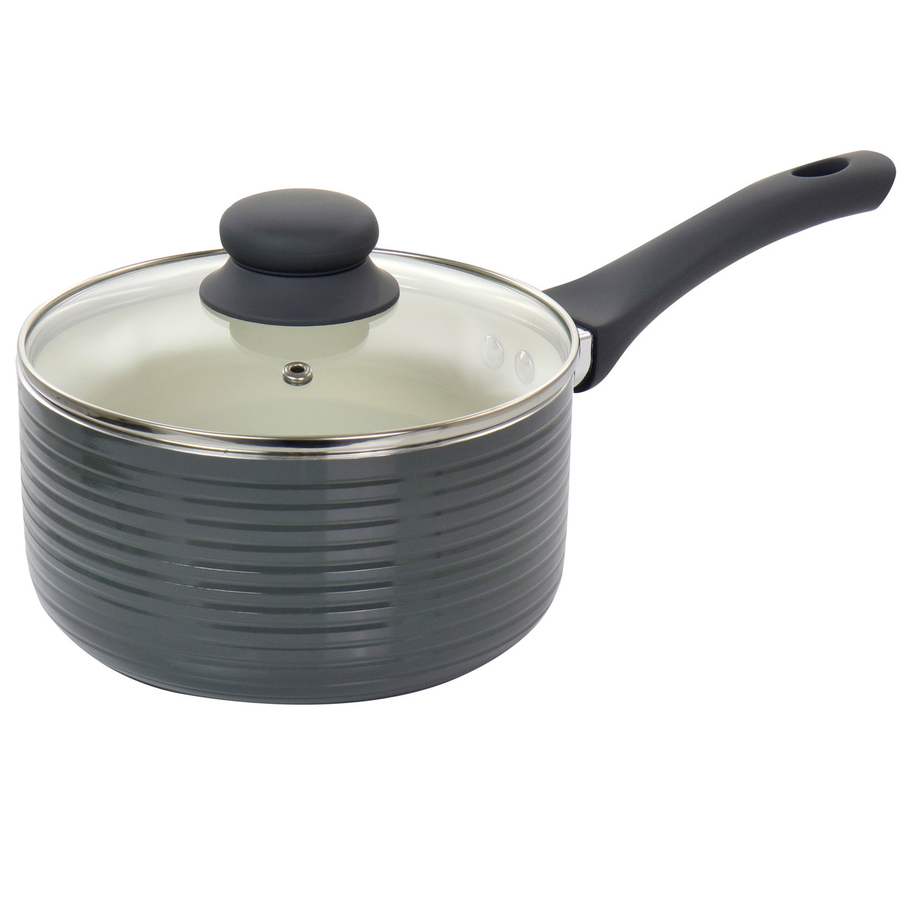 Oster Ridge Valley 6 qt Aluminum Nonstick Grey Dutch Oven