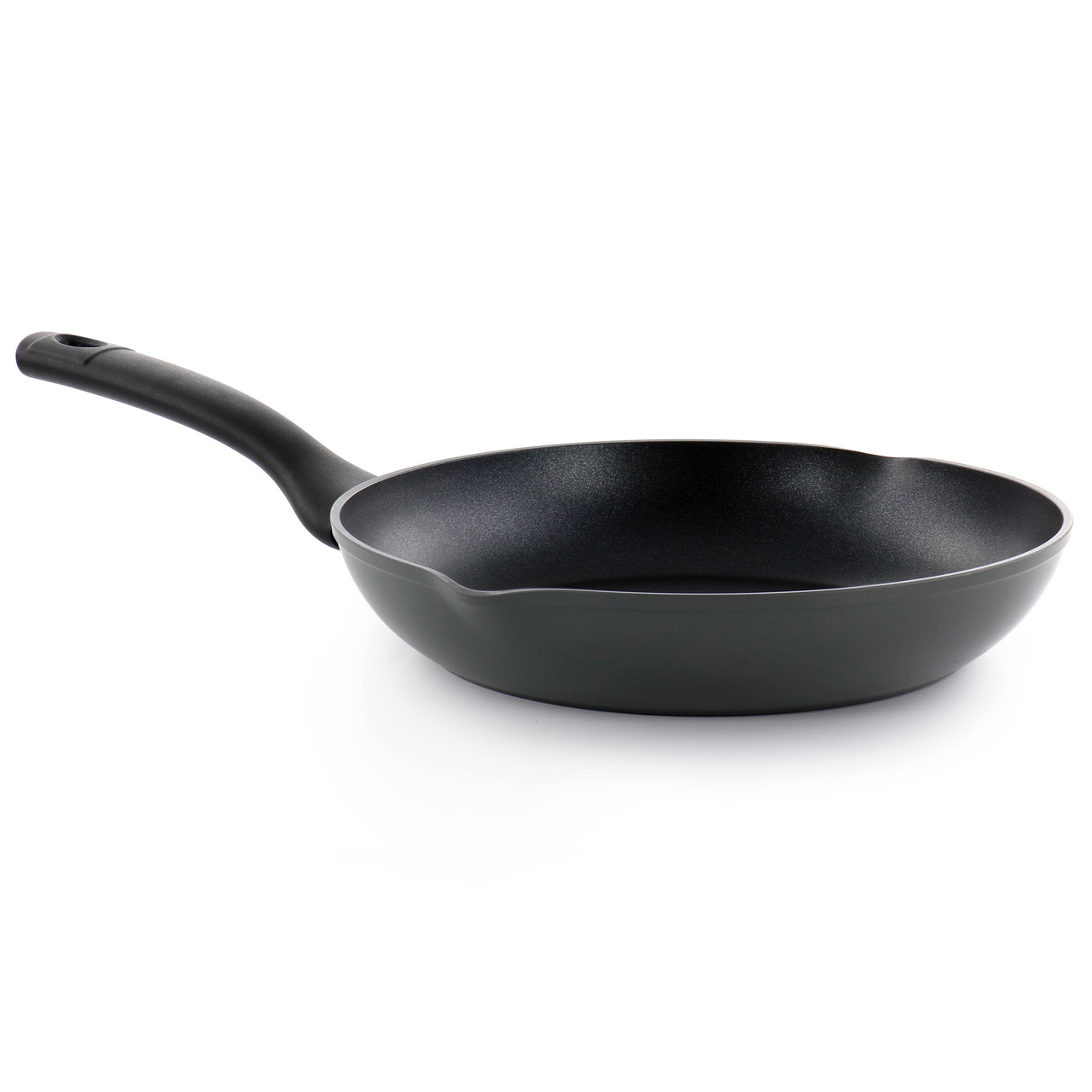 Oster Kono 8 Inch Aluminum Nonstick Frying Pan in Black with Bakelite  Handles