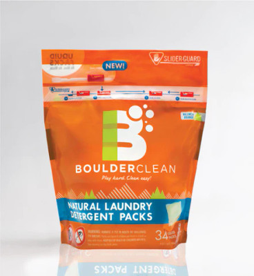 Boulder Clean Laundry Detergent Packs, Valencia Orange, 34ct/pack