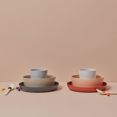 Bambino Solids Kid Dinnerware Set (Pack of 2 Sets)