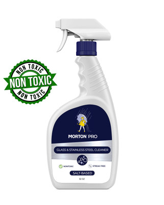 MORTON™ PRO Glass & Stainless Steel Cleaner, 32oz. (Case of 6)