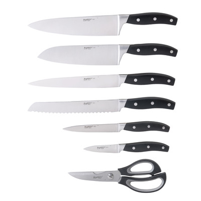 BergHOFF All-In-One 7Pc Forged Knife Set, ABS Handle With Triple Rivet